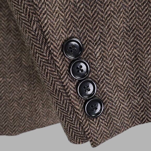 J. Crew Men's Ludlow Herringbone Sport Coat Blazer 40R - Picture 8 of 14